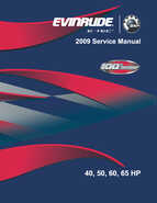 2009 Evinrude E-TEC 40, 50, 60, 65 HP Service Manual P/N 5007805
