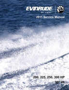 2011 Evinrude E-TEC 200, 250, 300 HP 90° V Service Manual P/N 5008334