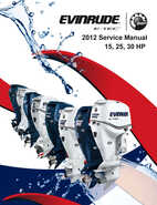 2012 Evinrude E-TEC 15, 25, 30 HP Service Manual P/N 5008732
