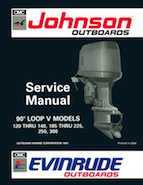 1992 125HP 125RWLZ Johnson/Evinrude outboard motor Service Manual