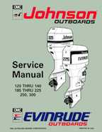 300HP 1993 E300CXET Evinrude outboard motor Service Manual