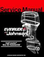 45HP 1987 J45RCCD Johnson outboard motor Service Manual