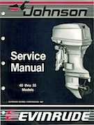 45HP 1988 45RCLR Johnson/Evinrude outboard motor Service Manual