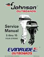 9.9HP 1997 J10FOEU Johnson outboard motor Service Manual