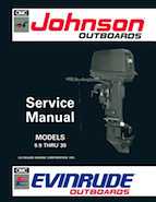 1992 25HP 25RPLE Johnson/Evinrude outboard motor Service Manual