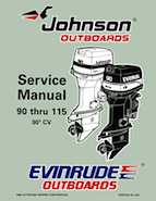 90HP 1997 J90TSLEU Johnson outboard motor Service Manual