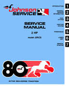 1980 Johnson 2HP Service Repair Manual P/N JM-8002