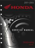 2001-2003 Honda TRX500FA Factory Service Manual