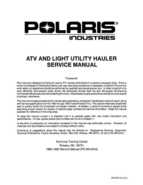 1985-1995 Polaris ATV and Light Utility Hauler Service Manual