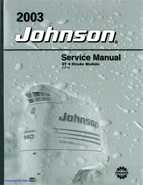 2003 ST 4 Stroke 9.9/15HP Johnson outboards Service Manual
