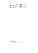 LaserJet 1150 and 1300 Printers Service Manual