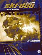 2004 Skidoo ZX Series Service Manual