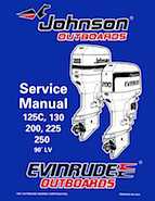 250HP 1998 J250TXEC Johnson outboard motor Service Manual