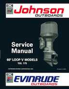 150HP 1992 J150GLEN Johnson outboard motor Service Manual