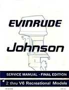 20HP 1985 J20CRLCO Johnson outboard motor Service Manual