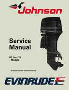 70HP 1989 J70TLCE Johnson outboard motor Service Manual