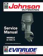 70HP 1992 E70TTLEN Evinrude outboard motor Service Manual