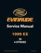 70HP 1999 70PL4EE Evinrude outboard motor Service Manual
