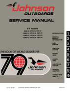 1979 100HP 100XL79 Johnson outboard motor Service Manual