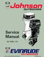 1993 88HP E88MSLET Evinrude outboard motor Service Manual