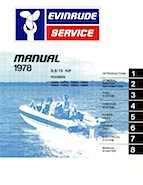 1978 15HP 15855 Evinrude outboard motor Service Manual