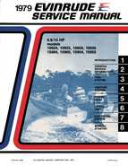 1979 15HP 15905 Evinrude outboard motor Service Manual