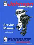 20HP 1994 J20CRER Johnson outboard motor Service Manual