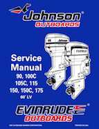 150HP 1998 J150JLEC Johnson outboard motor Service Manual